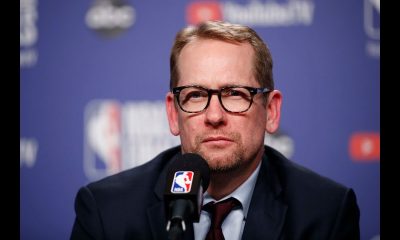 Nick Nurse press Raptors