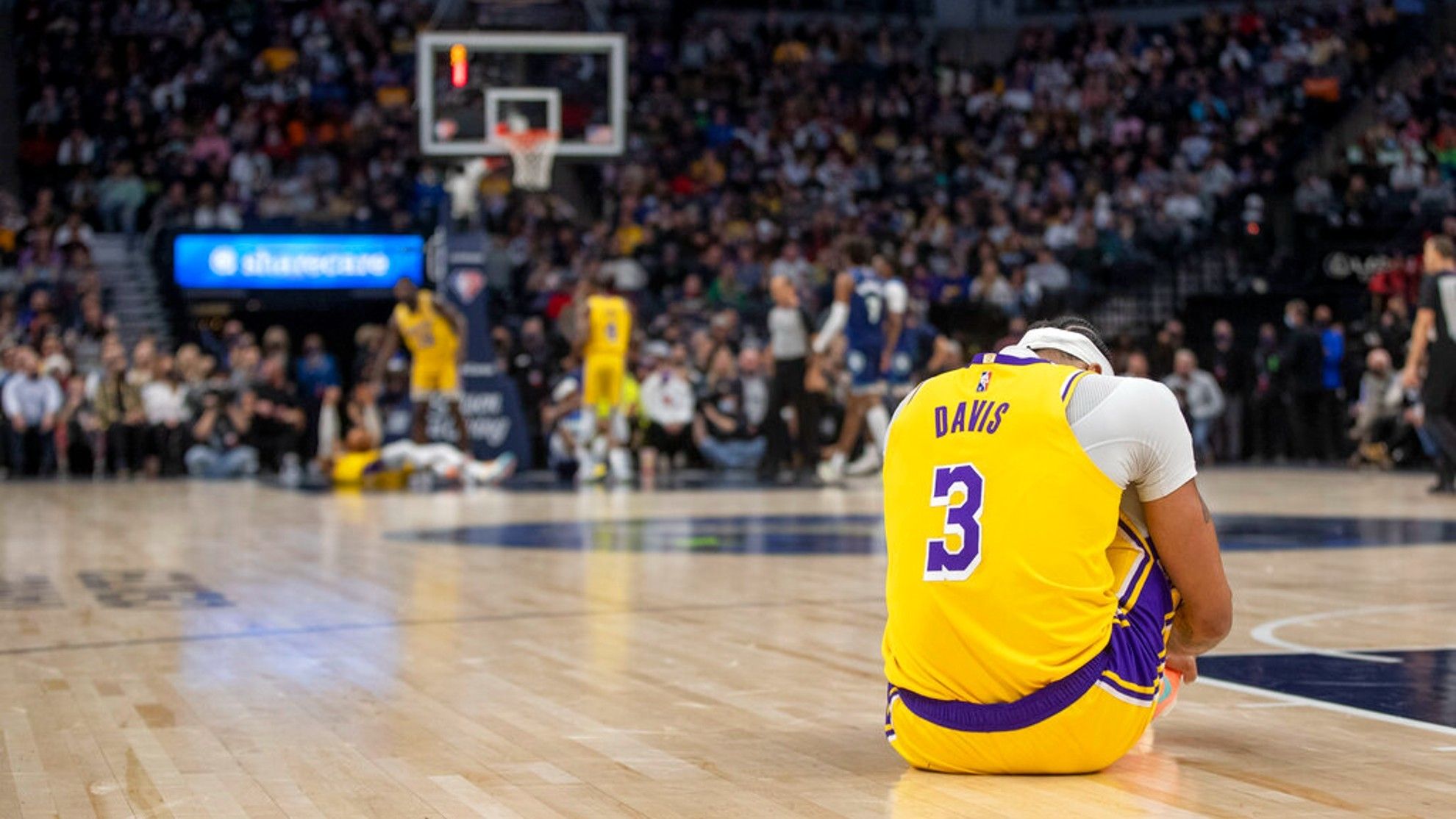 Anthony Davis sous le maillot des Lakers