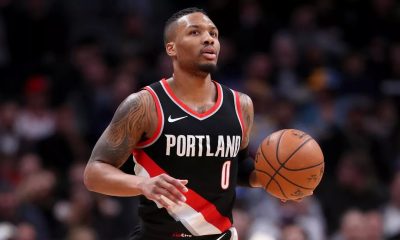 Damian Lillard sous ses couleurs des Blazers