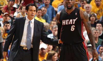 LeBron James et Erik Spoelstra à Miami