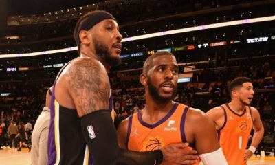 Carmelo Anthony avec son pote